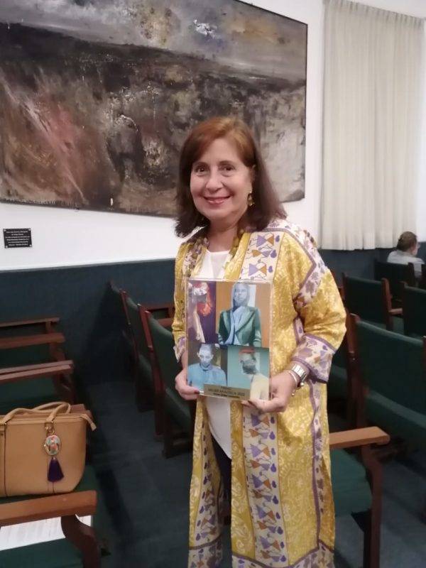 La Presidente de Voces Vitales Venezuela, Adela Vivas recibe el premio Evangelina García Prince 