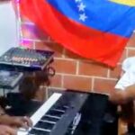 “Valles de Santa Cruz“ interpreta Enrique Culebra Iriarte en los teclados y el profesor Luis Trompeta Blanco