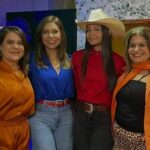 De izquierda a derecha: Rummy Olivo, Scarlet Linares, Araima Amézquita y Reina Lucero